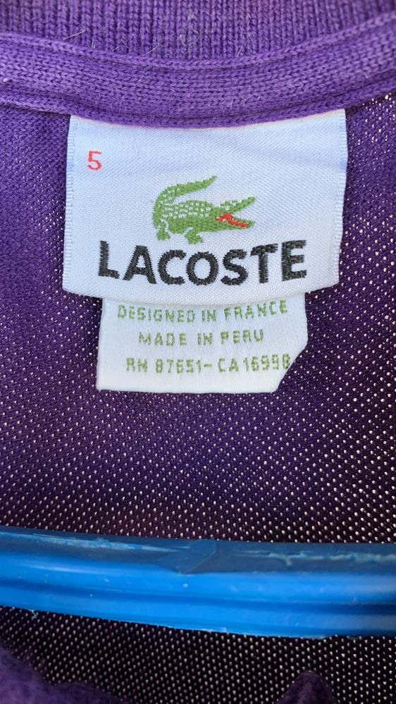 Поло lacoste