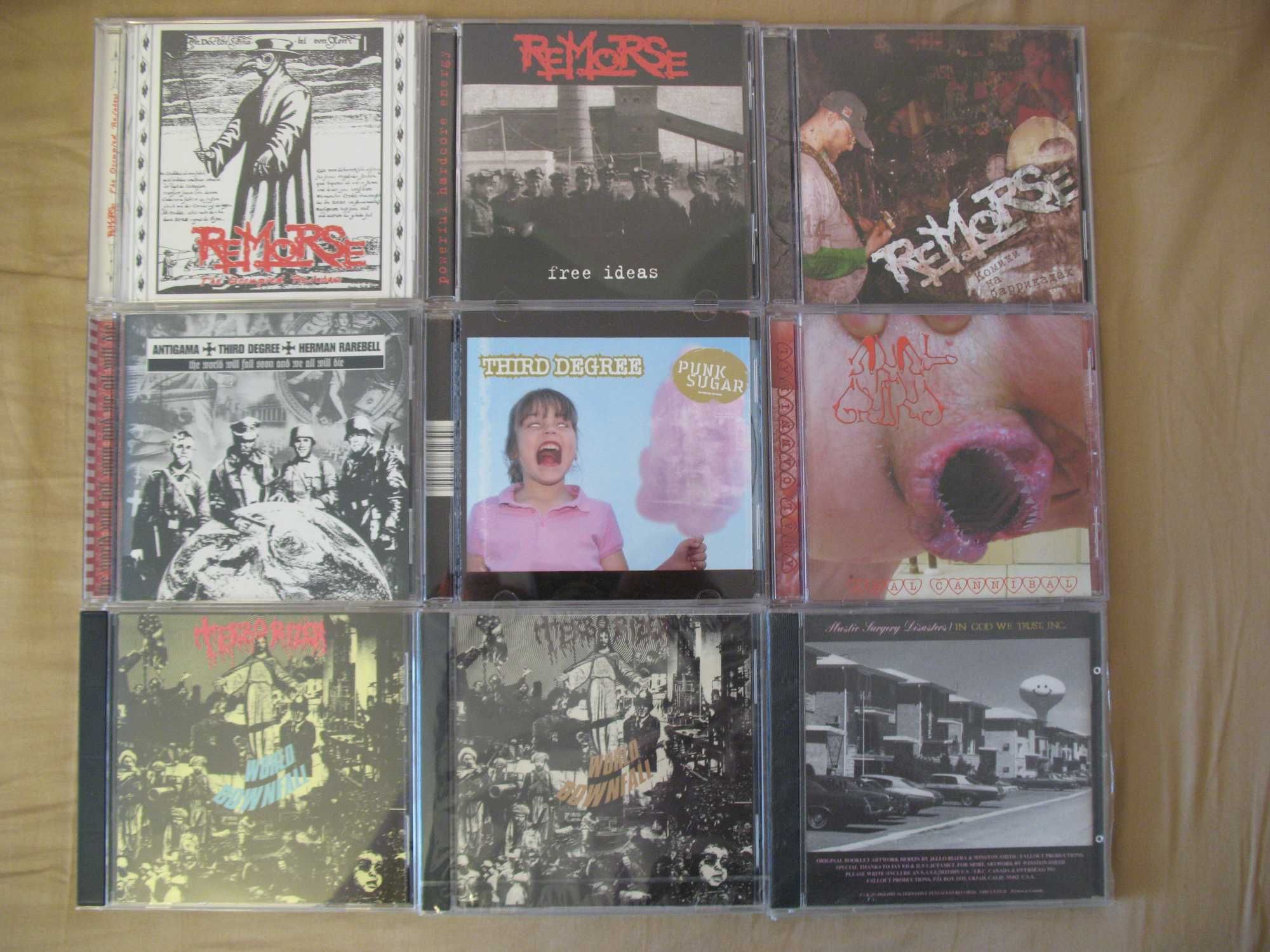 TERRORIZER anal grind THIRD DEGREE dead kennedys REMORSE аудио диск CD