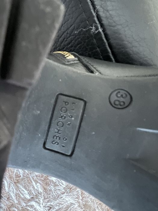 Botins em pele Lion of Porches originias