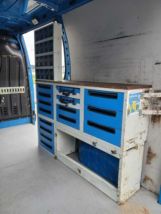 Regał do busa, mobilny warsztat