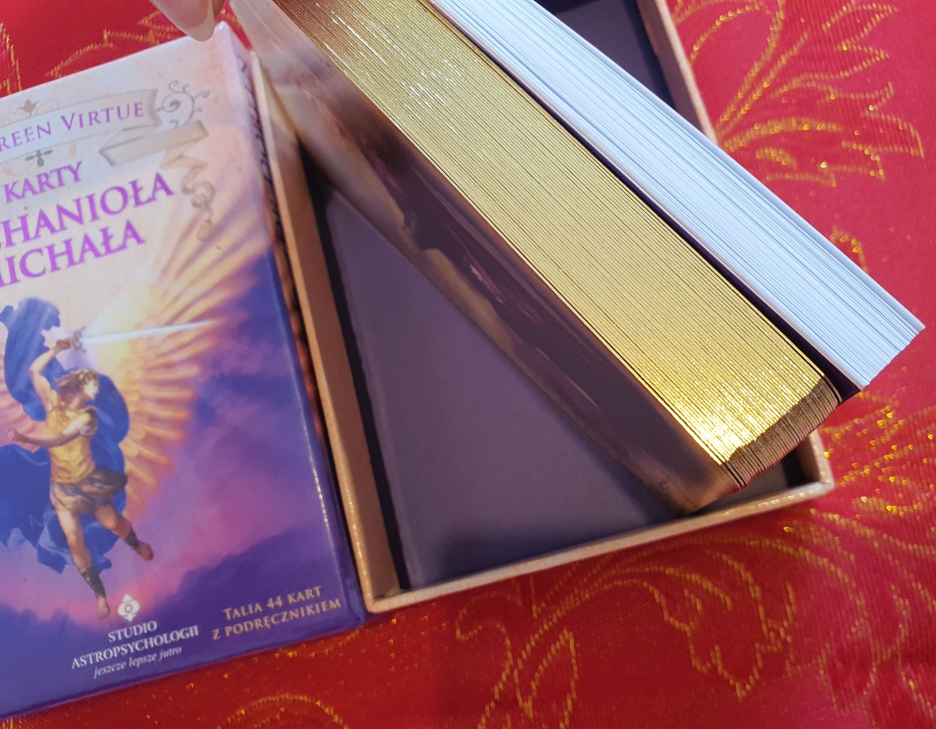 Karty Doreen Virtue Archanioła Michała Oryginaln duże Wyrocznia Oracle