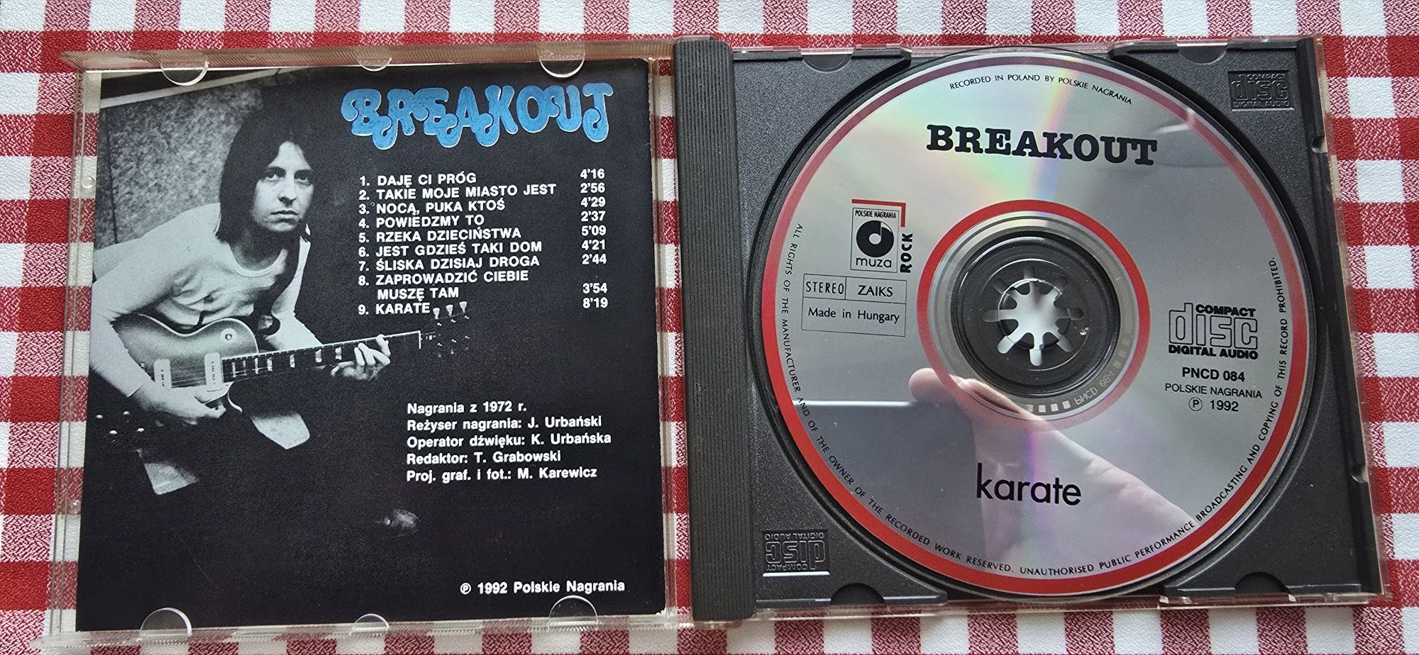 Breakout Karate cd 1sze wydanie 92r. Muza