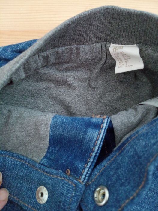 Spodnie jeansowe dziecięce H&M r 80