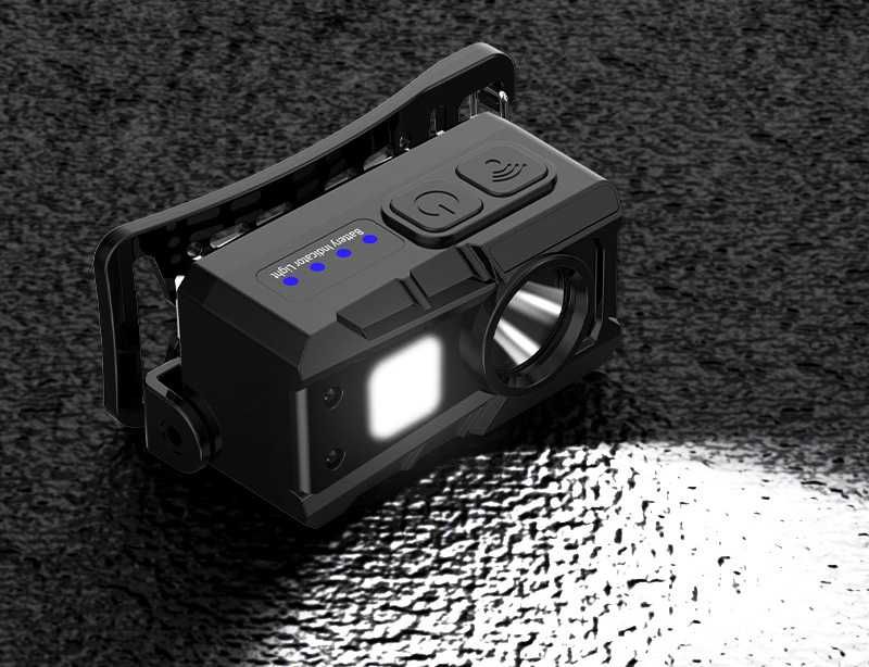 Тактический налобный фонарь nu25 красным и белым светом Type-c зарядка