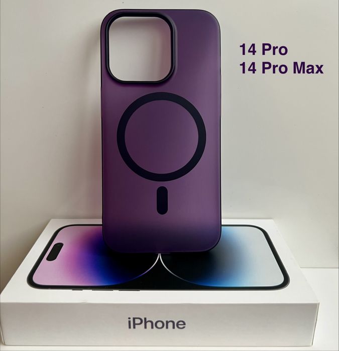 Матовый тонкий чехол на IPhone 16 Pro Max Black, от 17 Air до 11 Pro