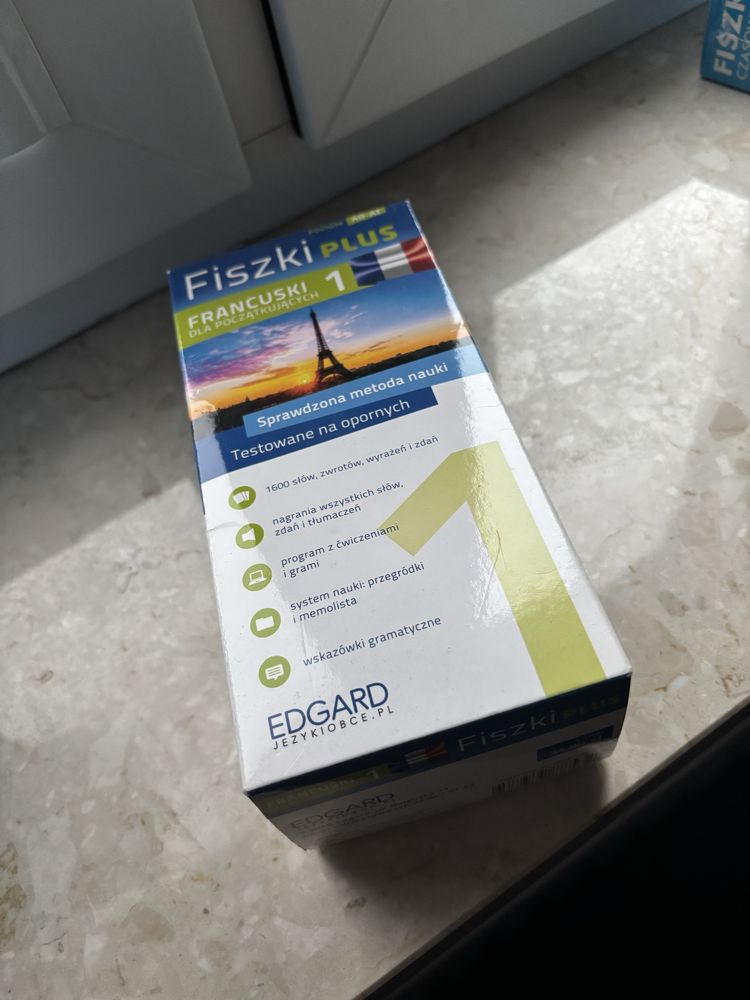 Zestaw fiszek język francuski dla początkujących 1
