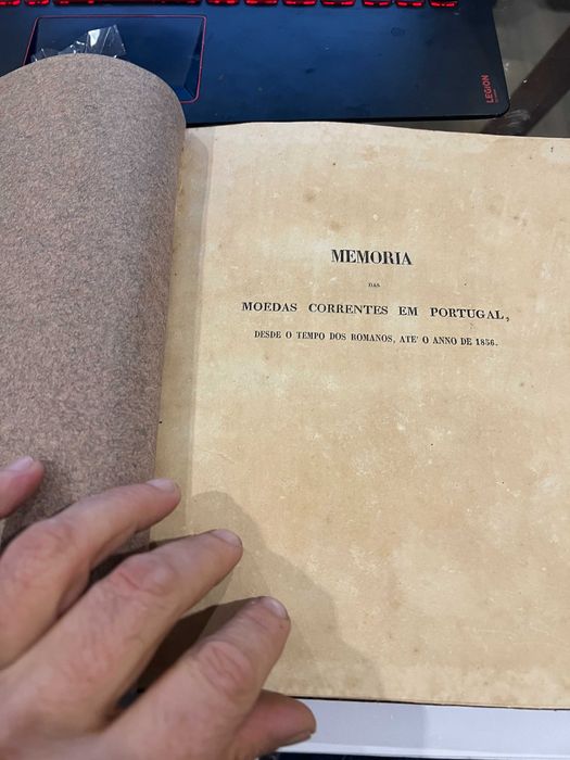 Memória das Moedas Correntes em Portugal dos Romanos a 1856