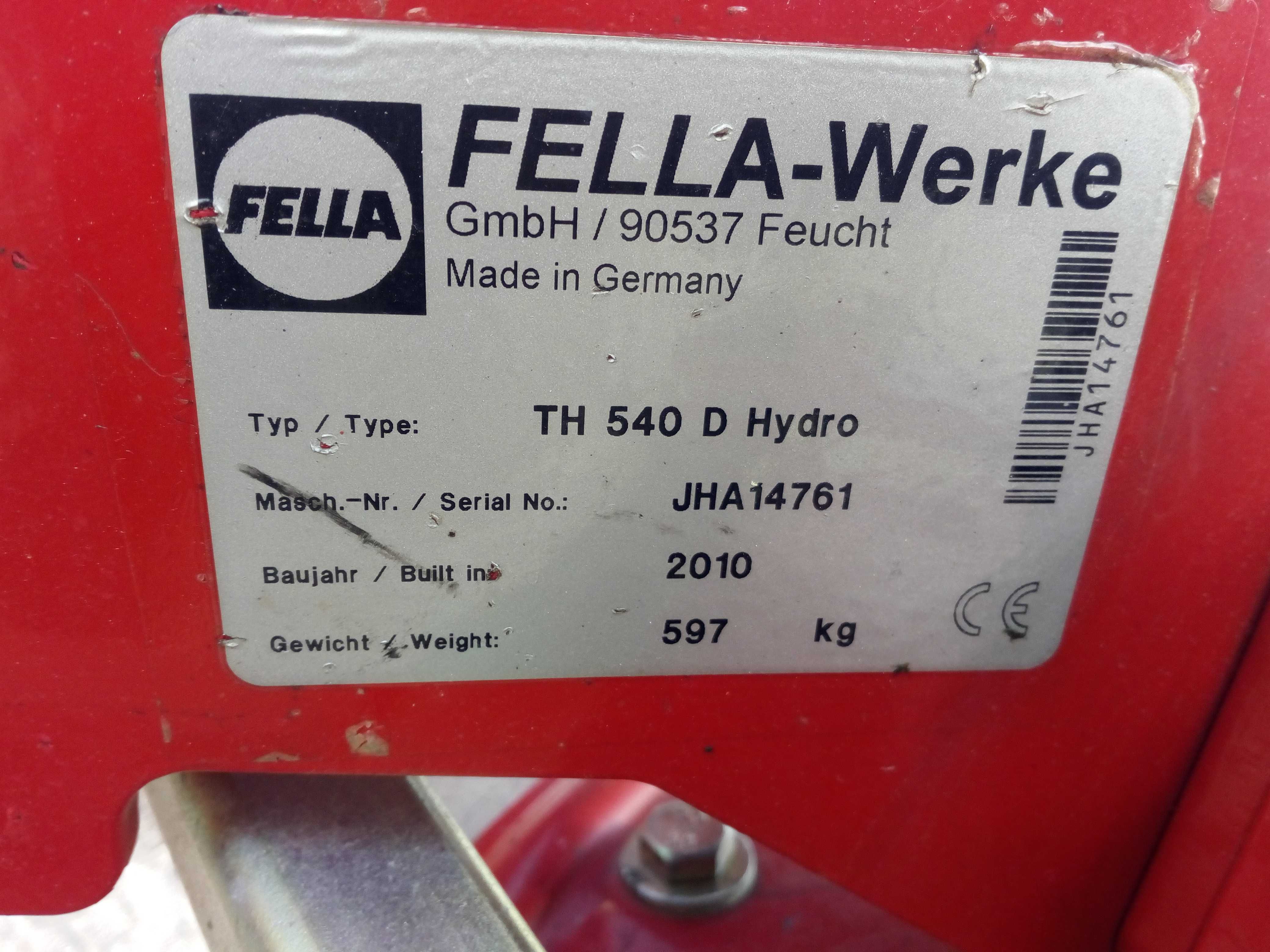 Przewracarka Fella-Werke 540 zgrabiarka jak nowa
