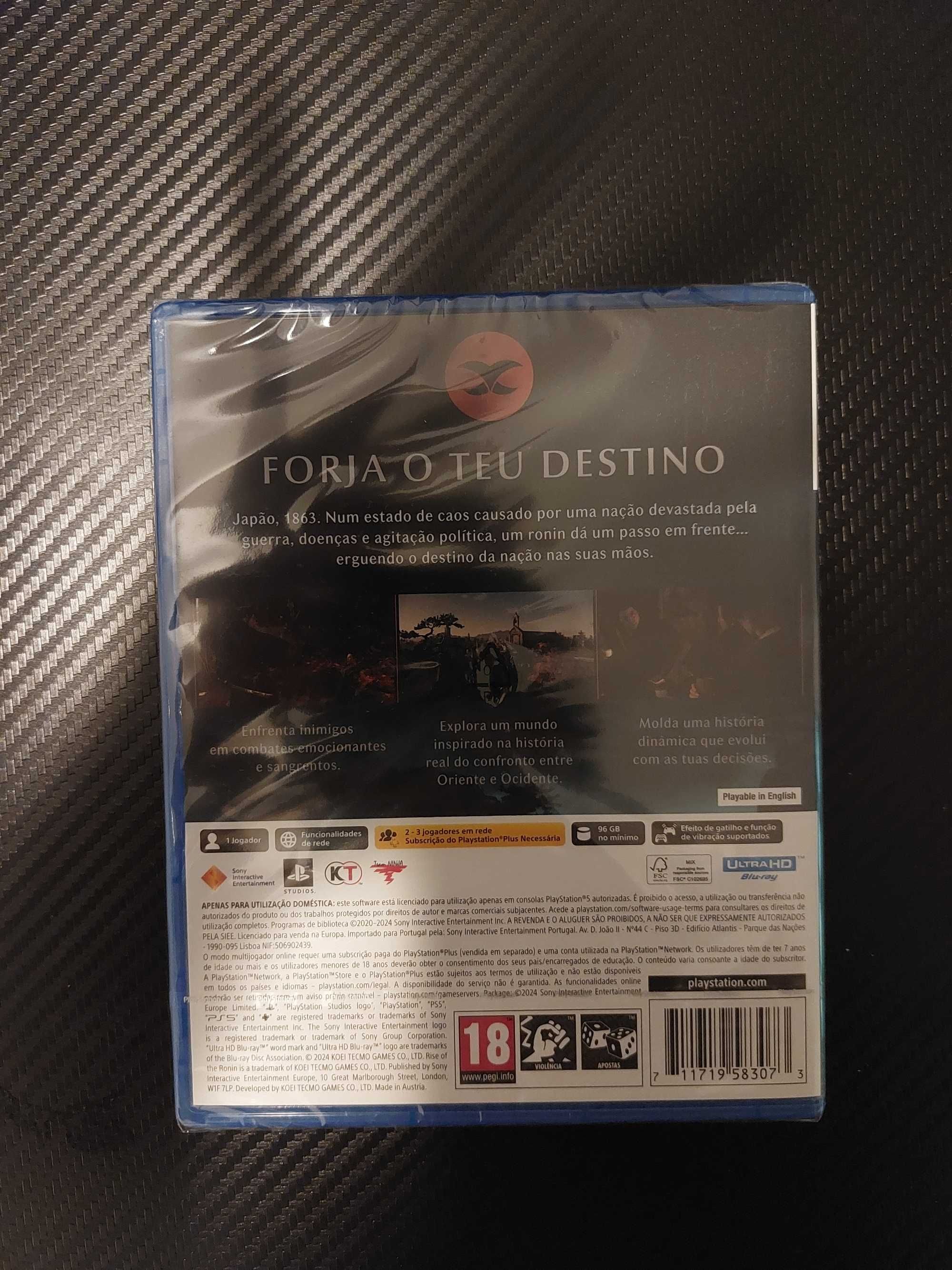 Rise of the Ronin PS5 Selado Novo
