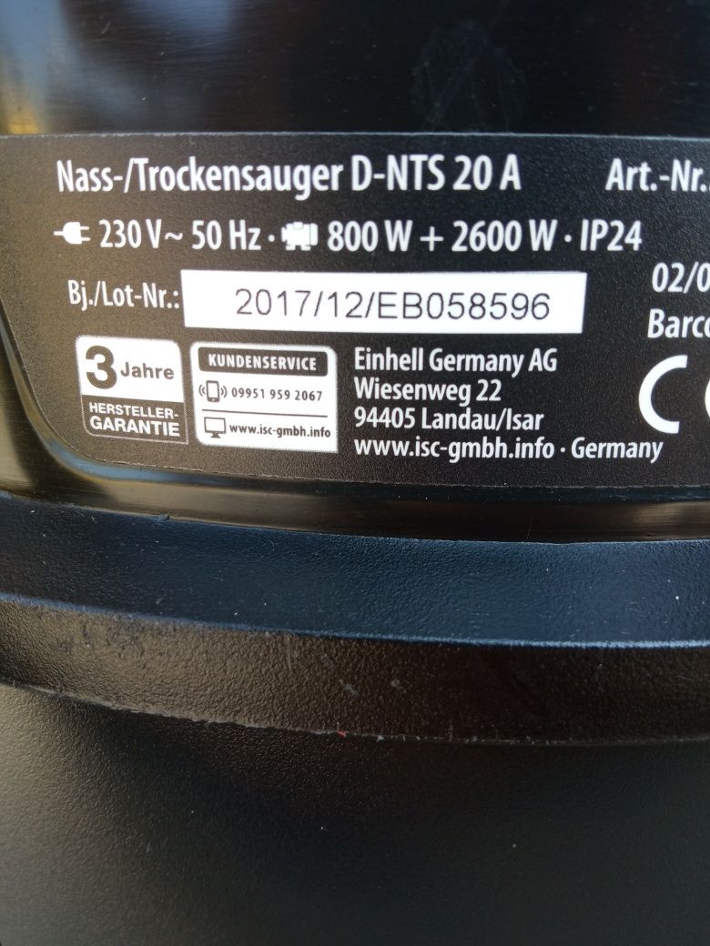Пилосос Einhell Duro Pro