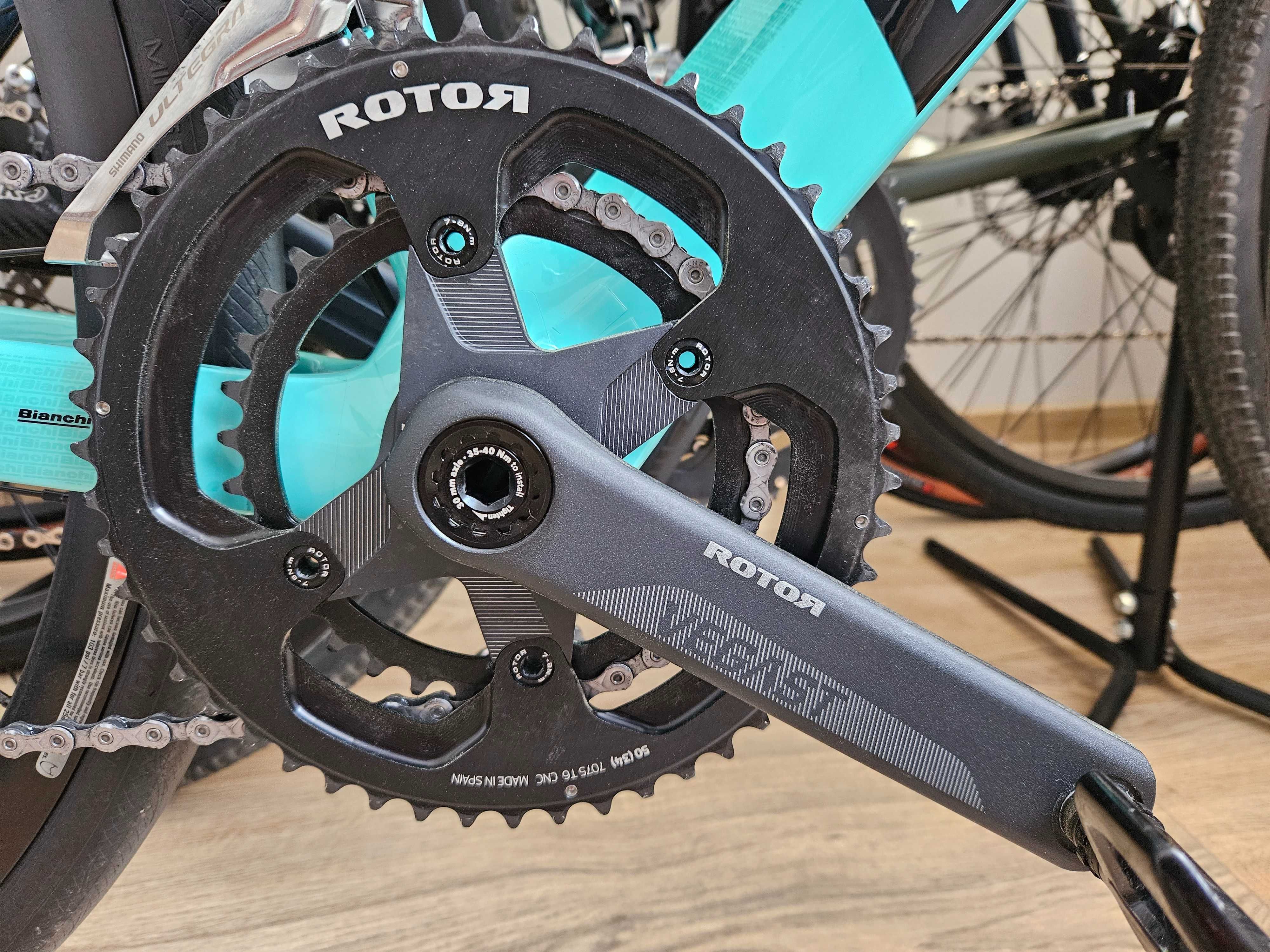 Korba szosowa gravel Rotor Vegast 50/34 z nowego roweru + suport Token