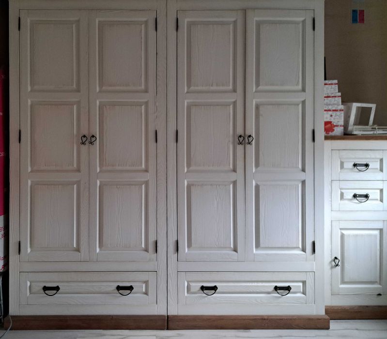 Meble sosnowe biale Provance