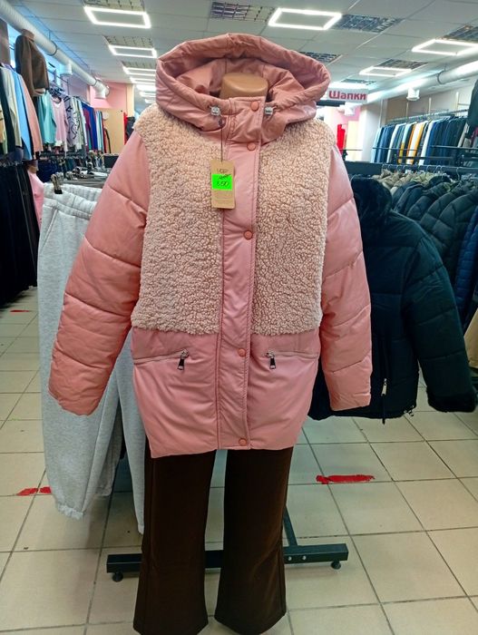 Новая куртка ЭКО кожа комбинированная