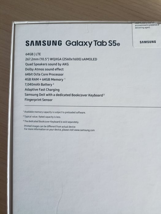 Tablet Samsung S5E
