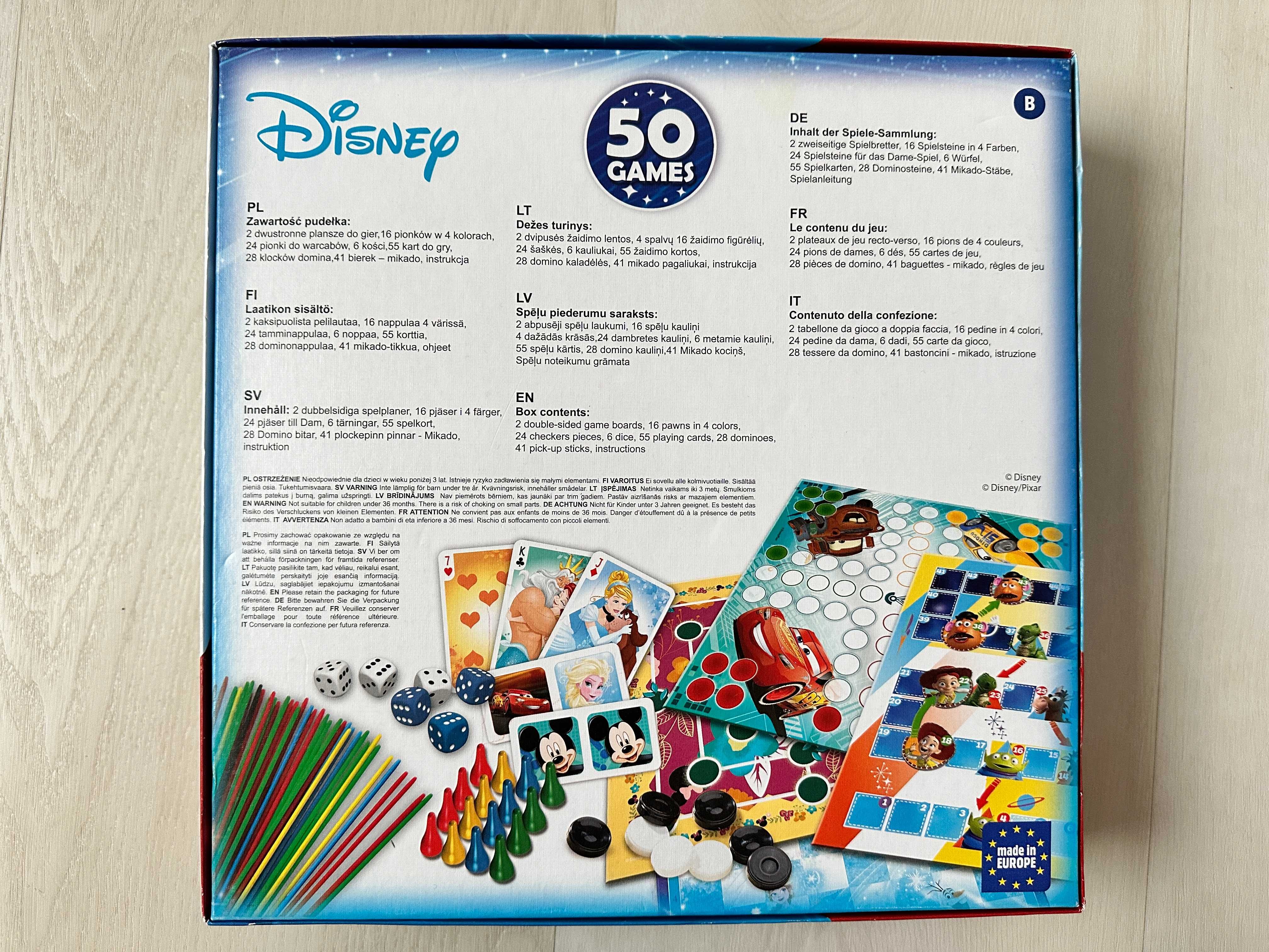 Gra planszowa Trefl Disney 50 klasycznych gier nowa odpakowana