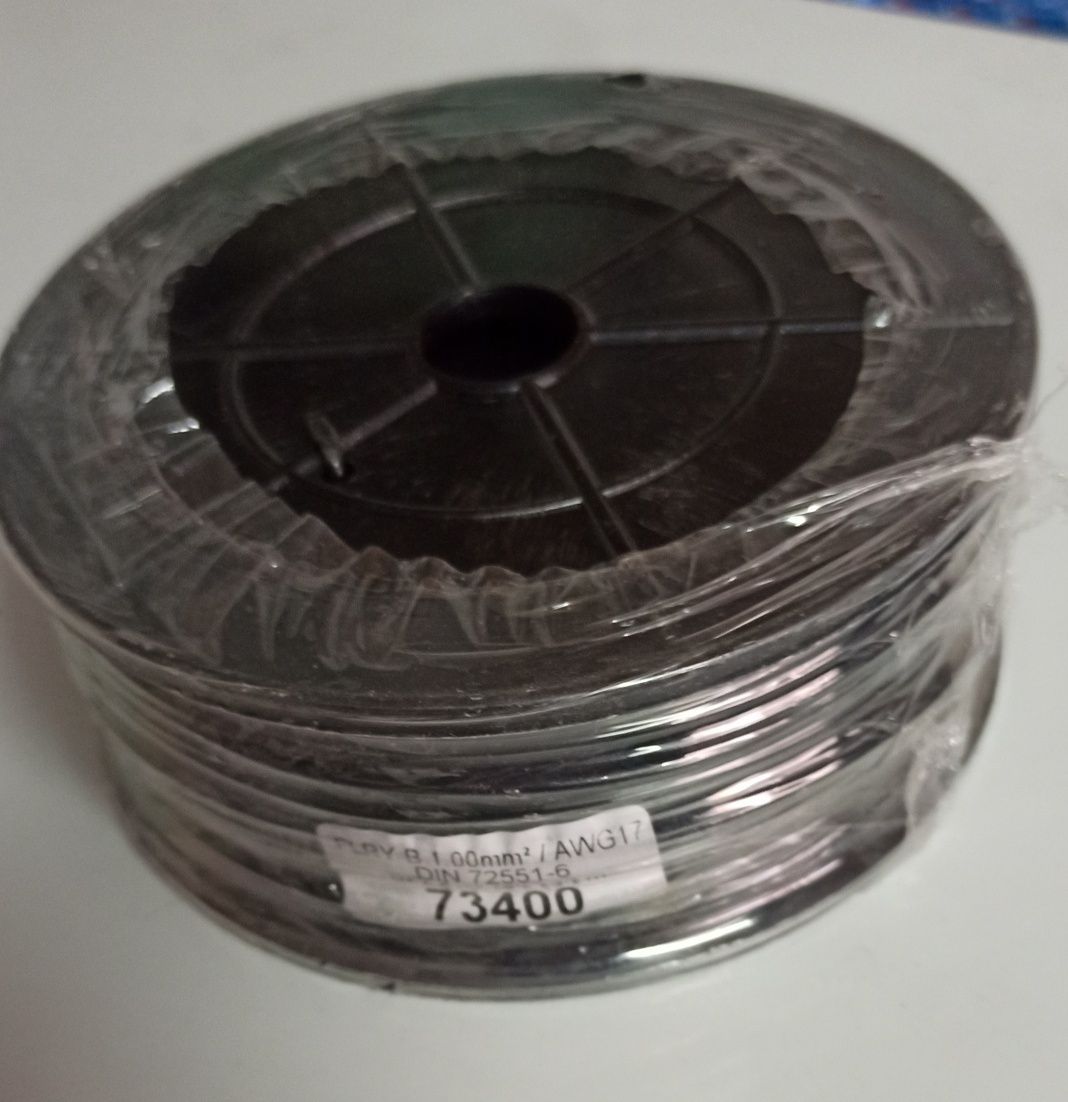 Kabel Przewód FLRY-B 1,0mm2  Czarny