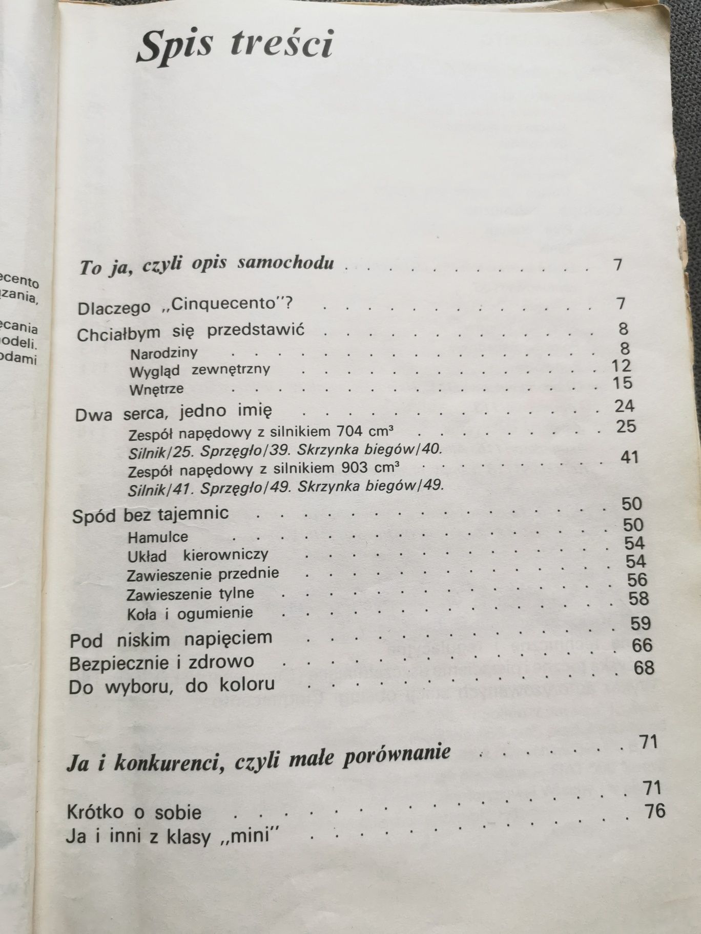Książka Cinquecento Klimecki 1992 WKŁ
