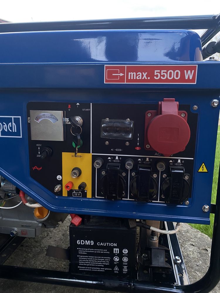 Бензиновий генератор Scheppach SG 7000 5,5кВт