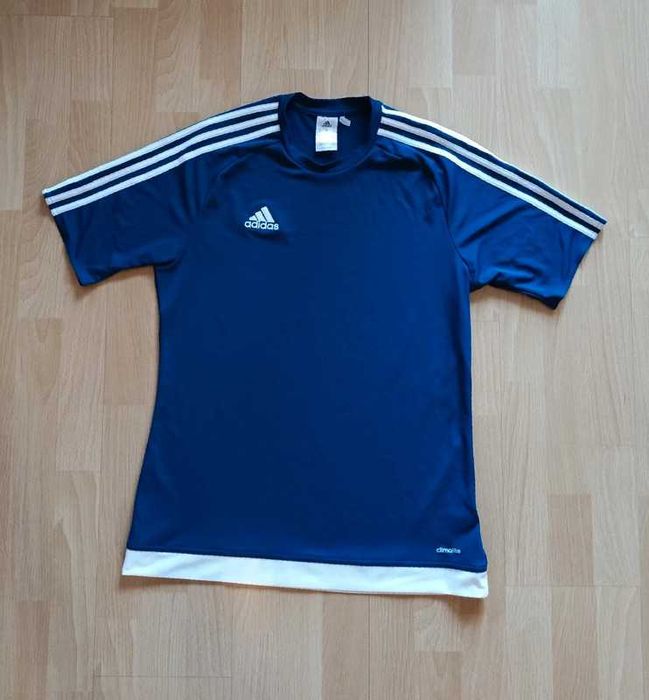 Granatowa koszulka adidas, M