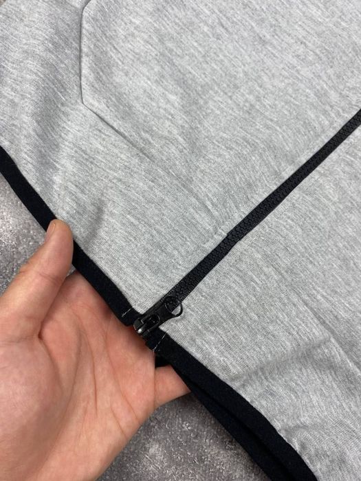 Кофта Nike Tech Fleece сіра/кофта спортивна найк теч фліс/nike теч