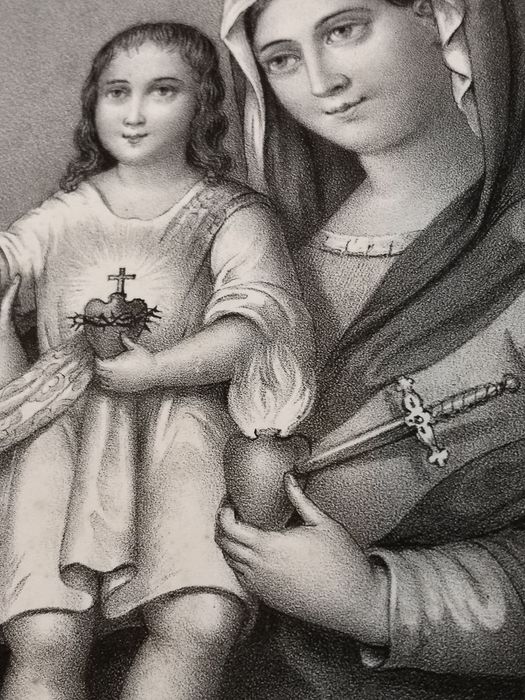 Gravura Nossa Senhora da Missão