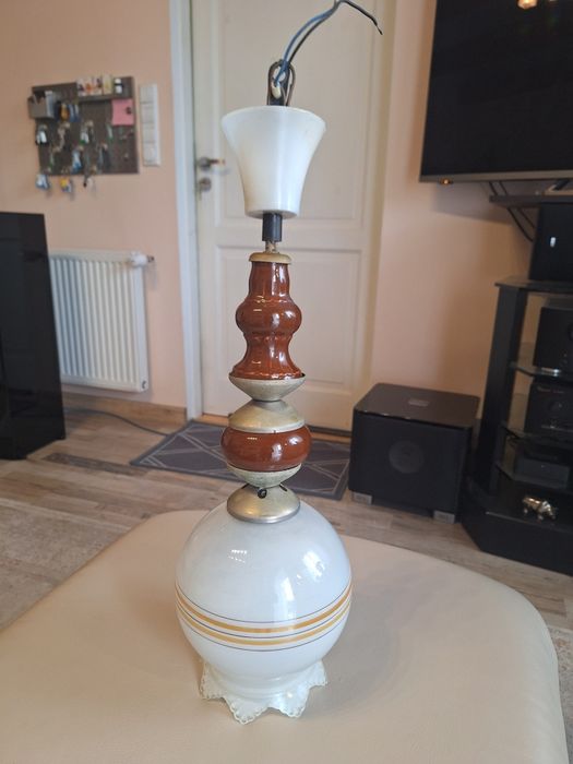 Lampa wisząca, sufitowa, PRL, e27