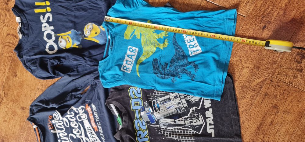 Zestaw bluzek dla chlopca 116/122 cm