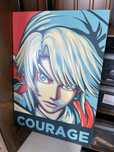 Legend of Zelda Link Courage Displate metalowy plakat L 67,5x48cm