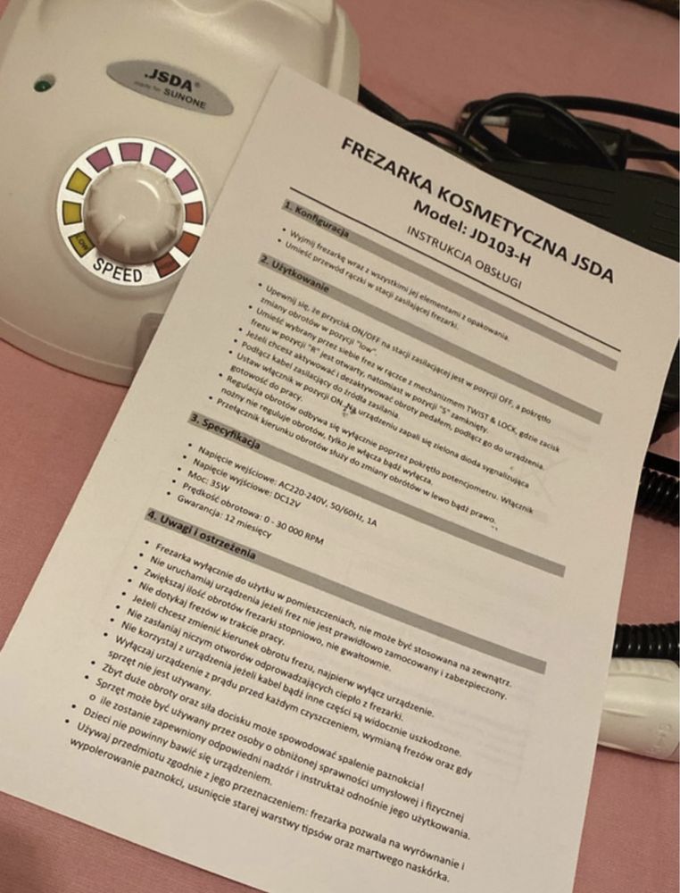 Frezarka do paznokci