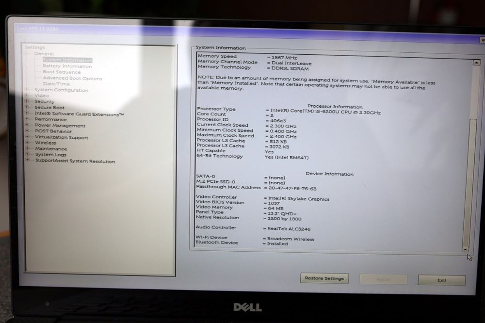 Ноутбук 13 Dell XPS-9360 i5 ssd-256 4K