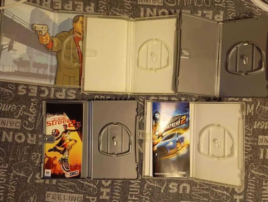 Caixas jogos psp vazias