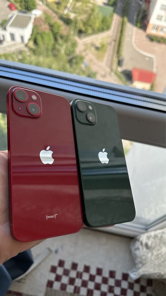 Iphone 13 128 gb red, green