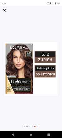 Loreal Paris Preference farba do włosôw z aktywatorem połysku 6.21