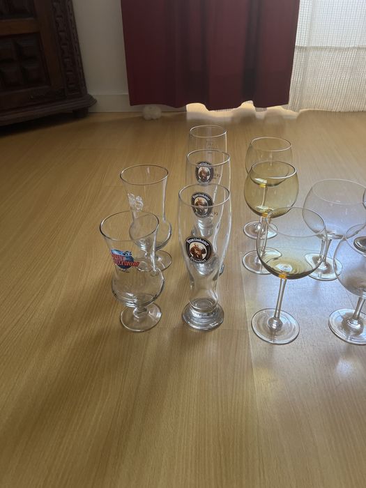 18 copos   Diferentes