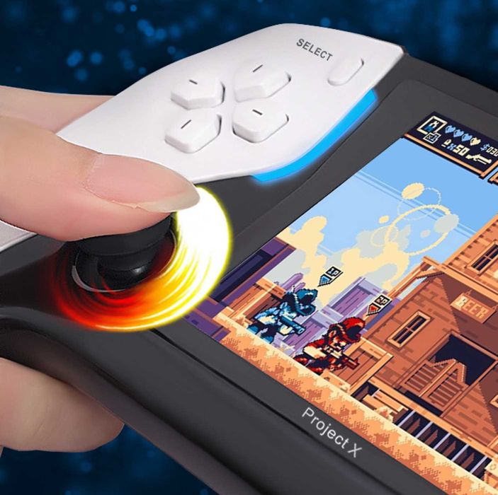 Przenośna konsola do gier Project X 4,3 cala HD 100000 gier Retro