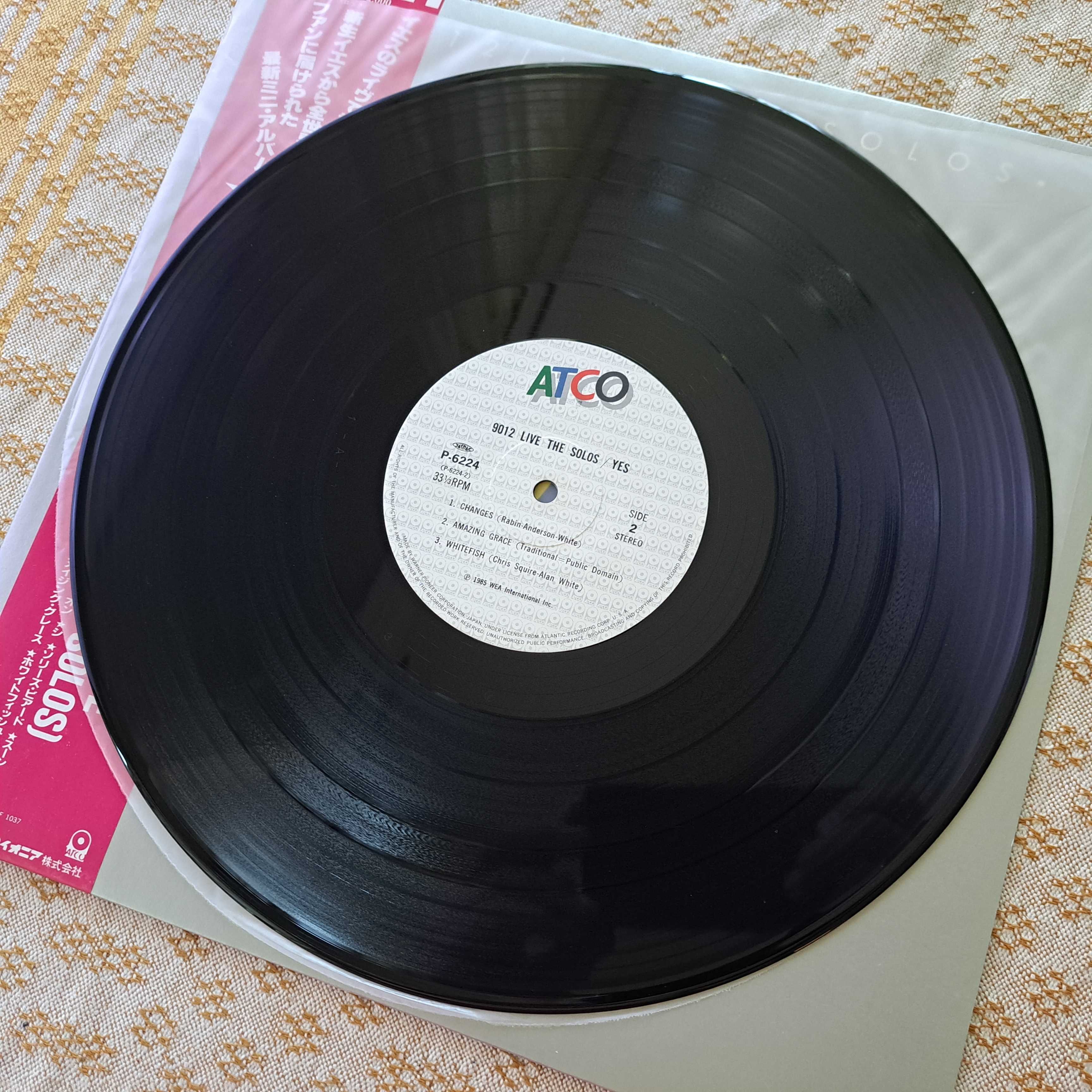 Yes 9012Live - The Solos   Dec 10, 1985 Japan (NM/NM)
