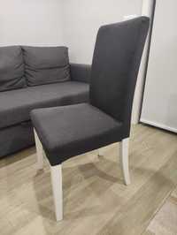 Cadeira IKEA Henriksdal branca com capa preta - como nova