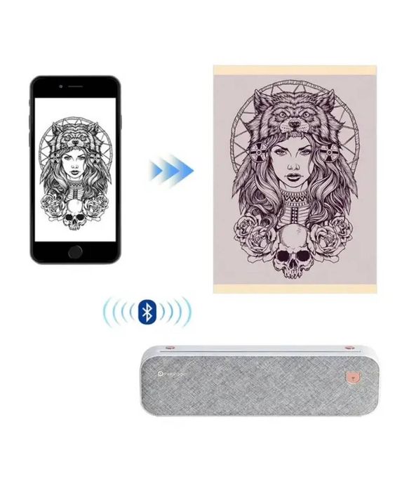 Портативний бездротовий термопринтер PeriPage A40 Bluetooth 2600mAh