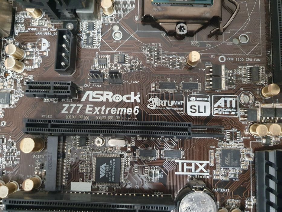Топовая материнка 1155 asrock z77 extreme6 Комплек i5 3570k ddr3