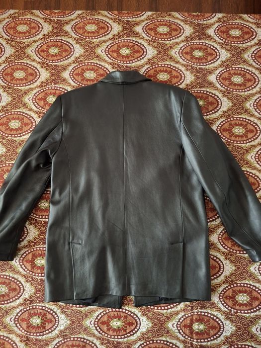 Чоловічий піджак з натуральної шкіри