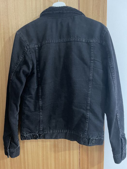 Casaco de ganga preta (homem)