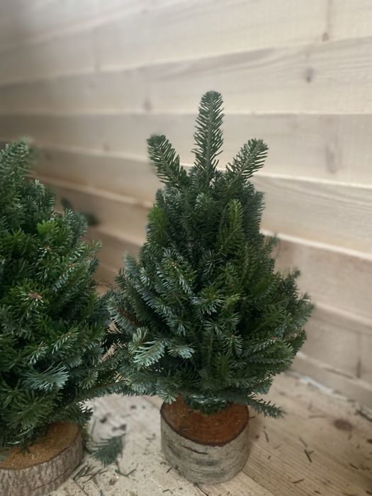 Плетена ялинка ручної роботи...