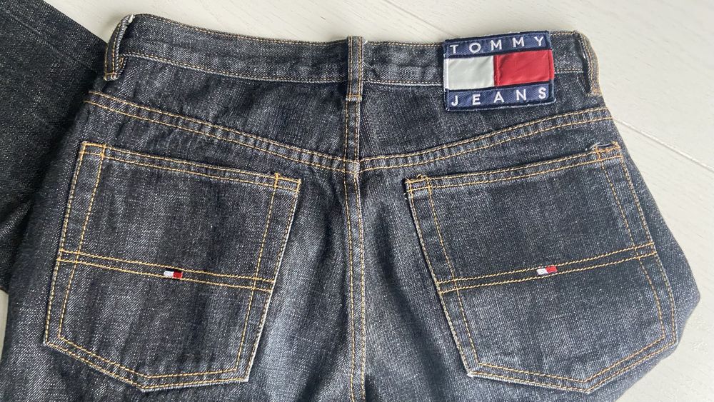 Spodnie dżinsowe Tommy Hilfiger biodrówki, roz.29