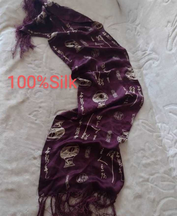 Jedwabny szal wieczorowy z Dubaju, szalik, 100% Silk