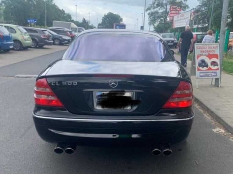 Zadbany CL 500 W 215 w fabrycznym pakiecie AMG, z EISENMANN