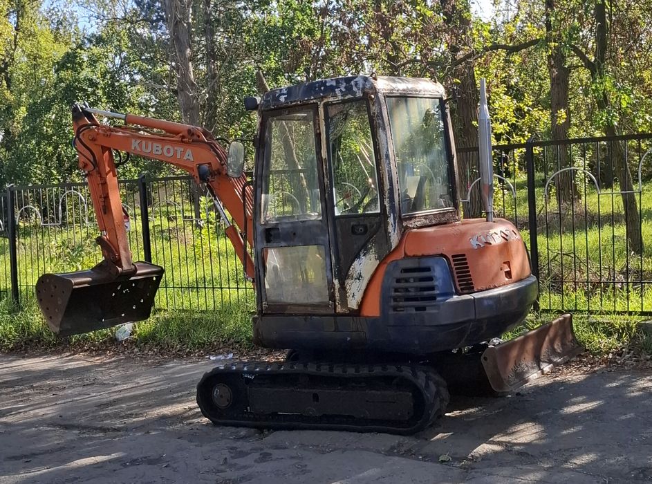 Minikoparka kubota 3,5tony transport