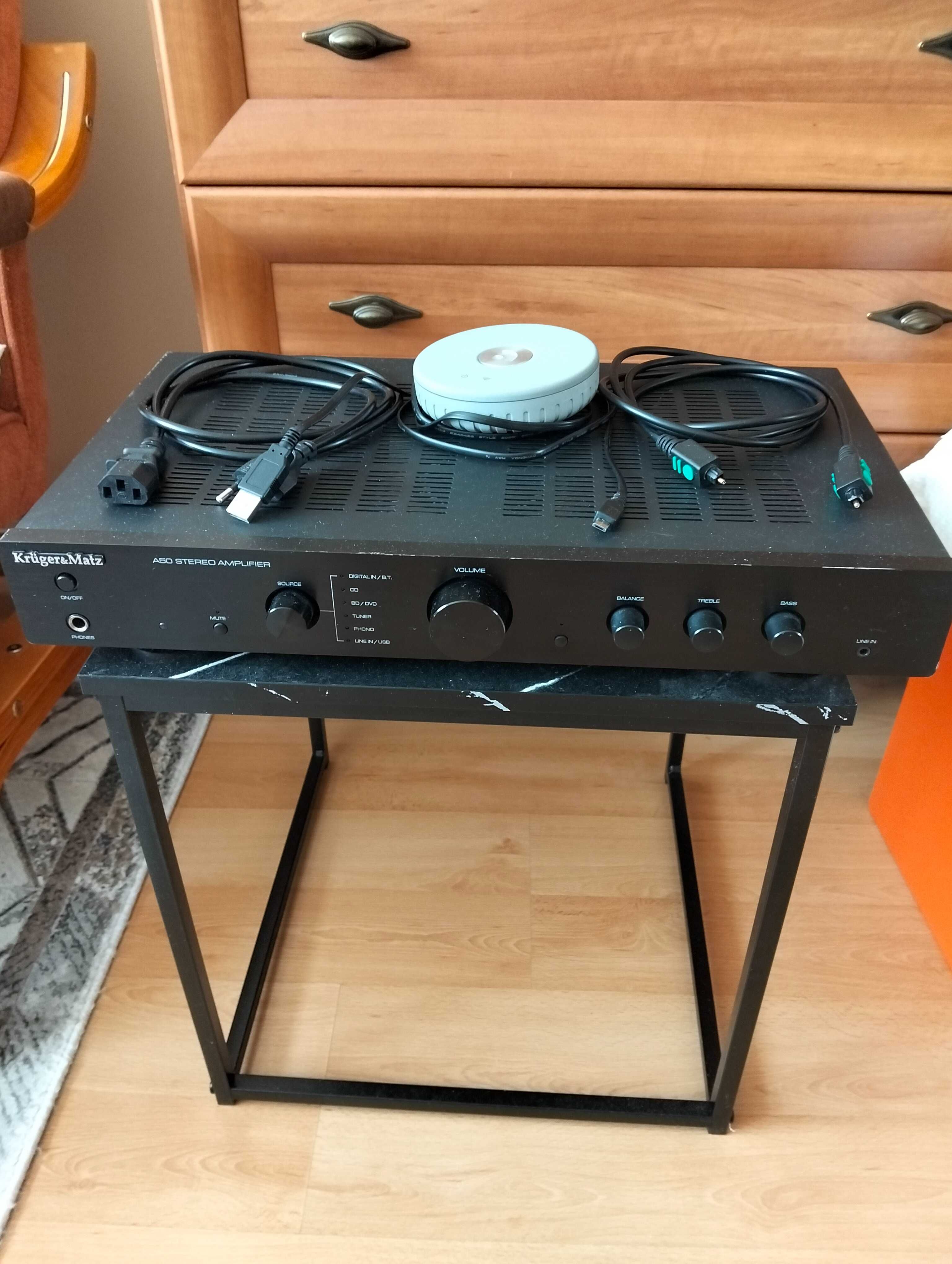 Wzmacniacz stereo Kruger&Matz ze streamerkiem Audio pro link 1