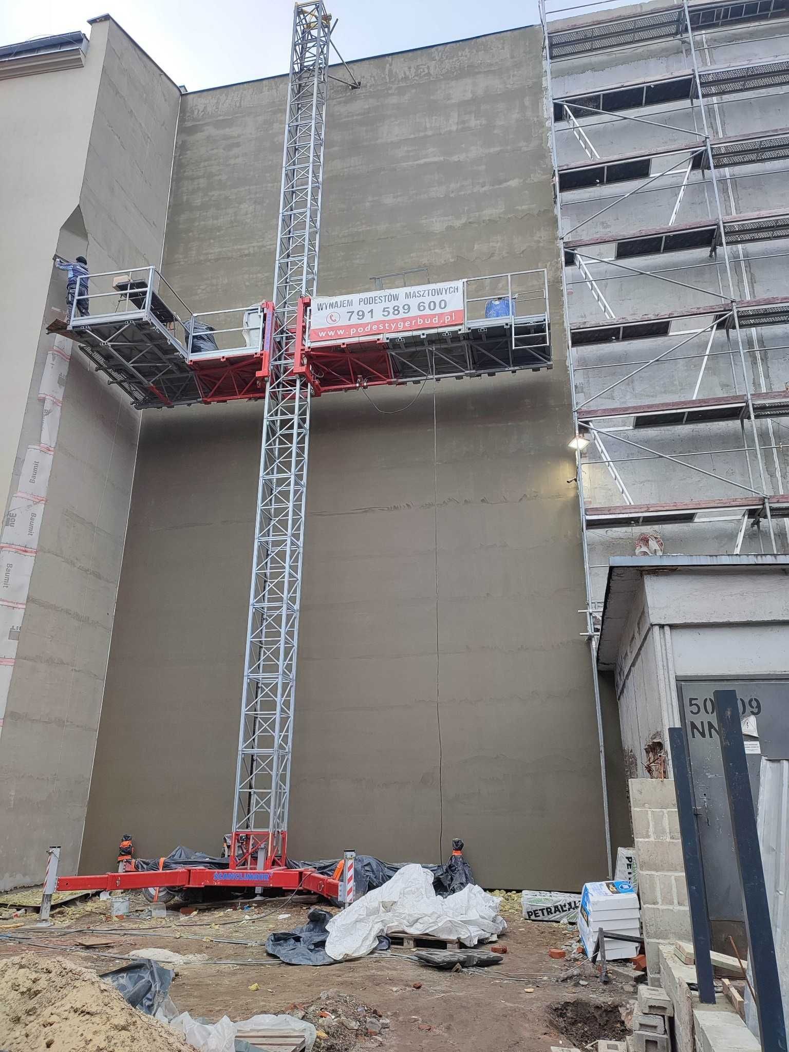 Podest Ruchomy Scanclimber Platforma Robocza podnośnik Winda Budowlana