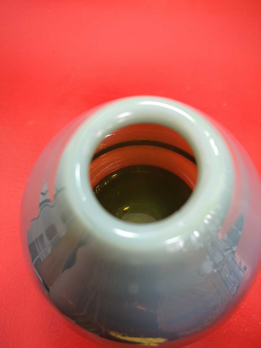 Wazon szkło UFO Zbigniew Horbowy art glass Sudety 1970