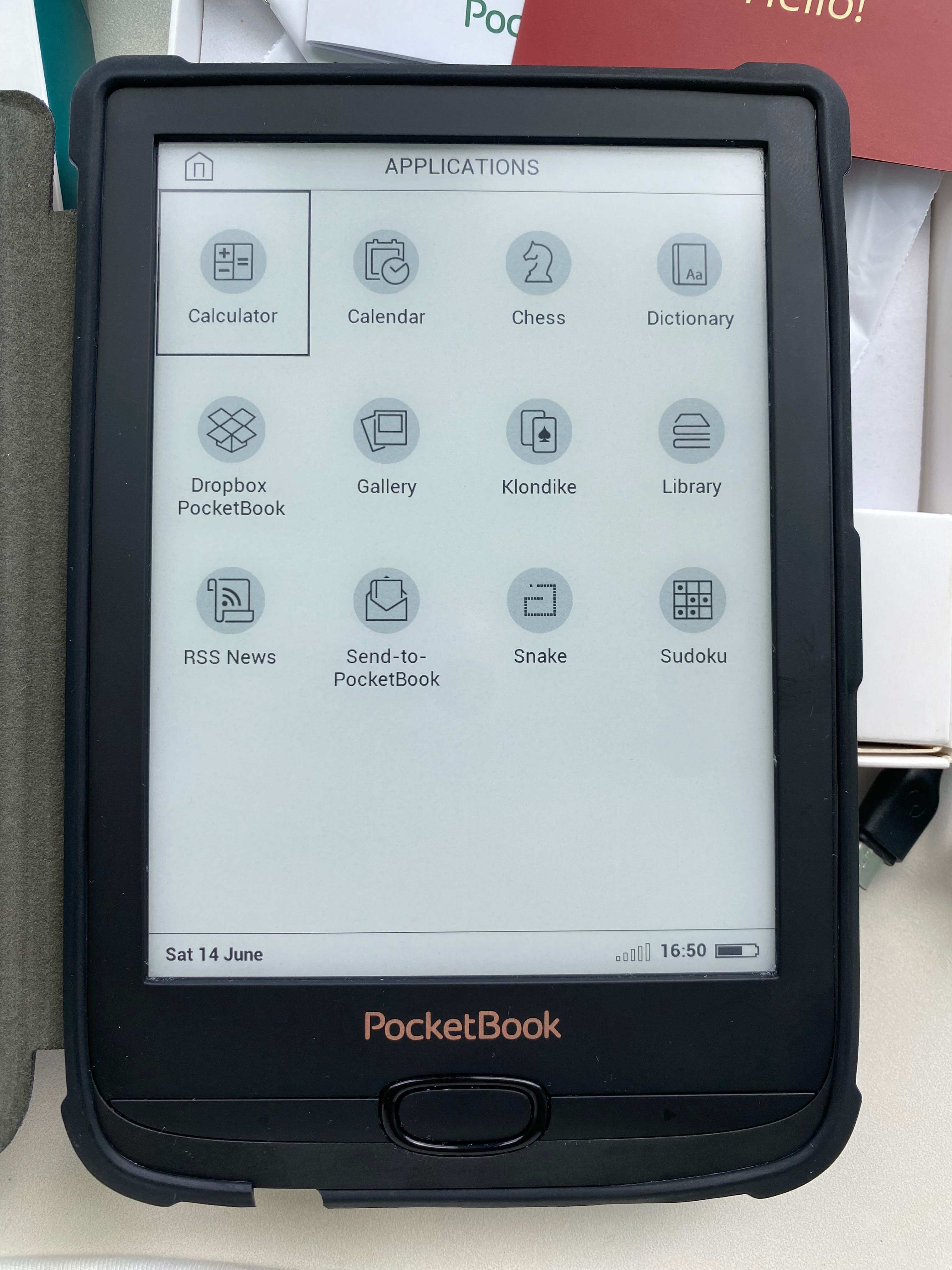 Електронна книга Pocketbook Basic Lux 2 Wi-Fi 6’’ дюймів підсвітка